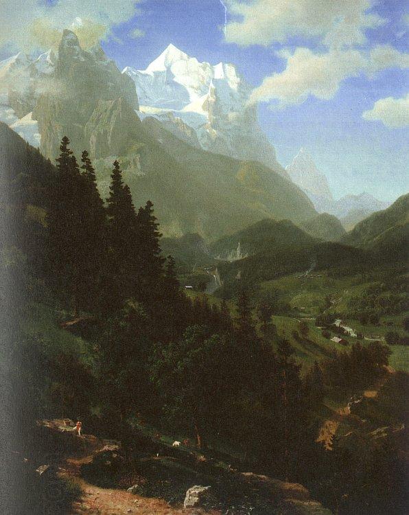 Bierstadt, Albert The Wetterhorn China oil painting art